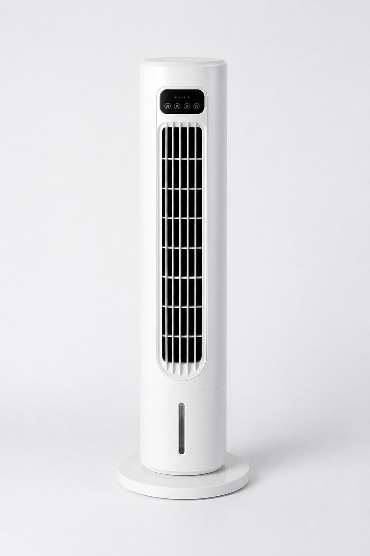 Turmventilator mit Kühlfunktion